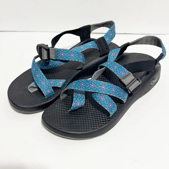 Chaco Black and Blue Flip-Flops Chaco | Shoes | Chaco Lowdown Thong Flip Flop Sandals Slip  main image 3